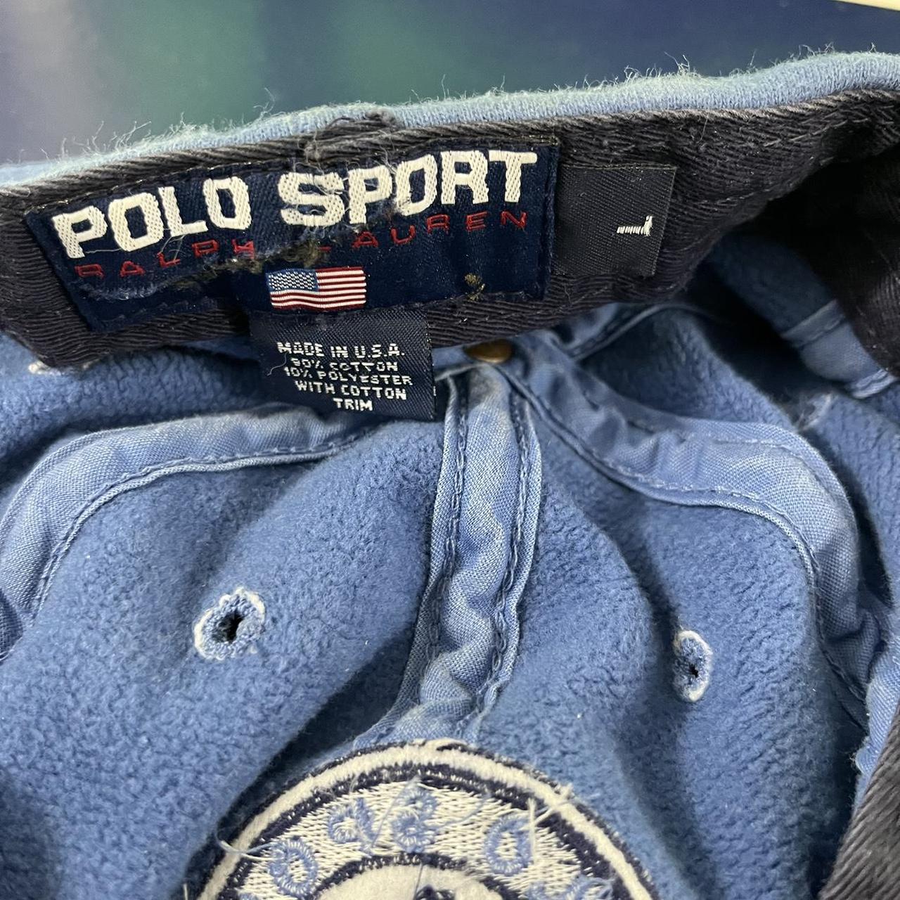 ◼️ Vintage Polo Sport Ralph Lauren Trainer Fitted Cap