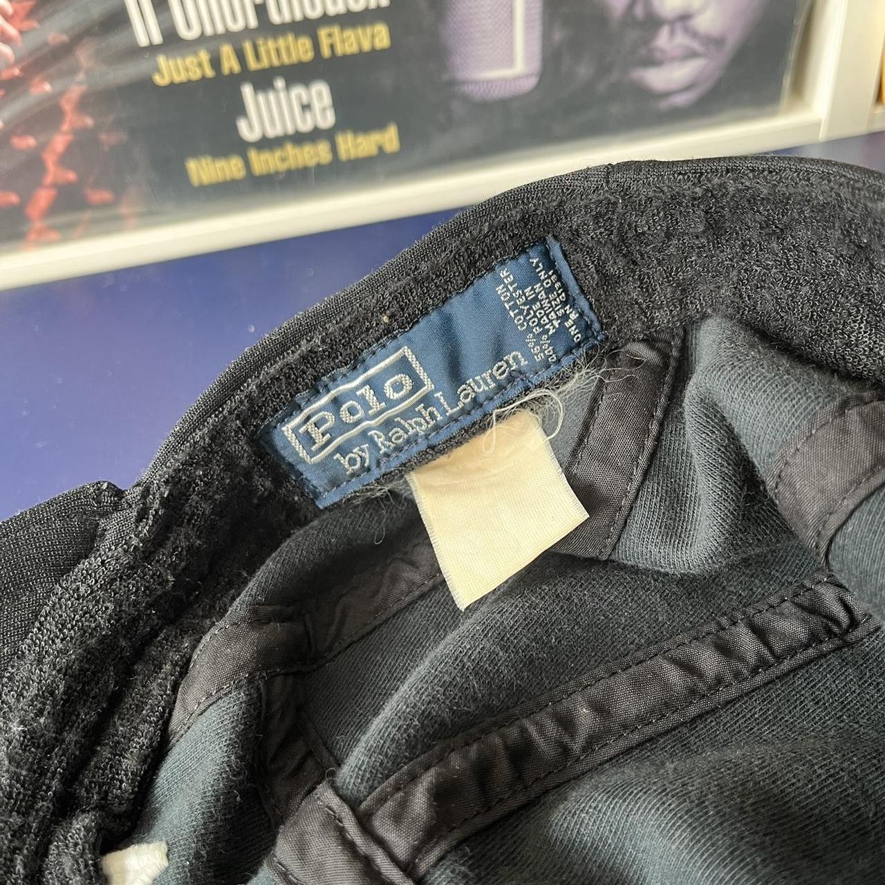 ◼️ Vintage Polo Sport RL67 Ralph Lauren Embroidered Spellout Stretchy Fitted Cap