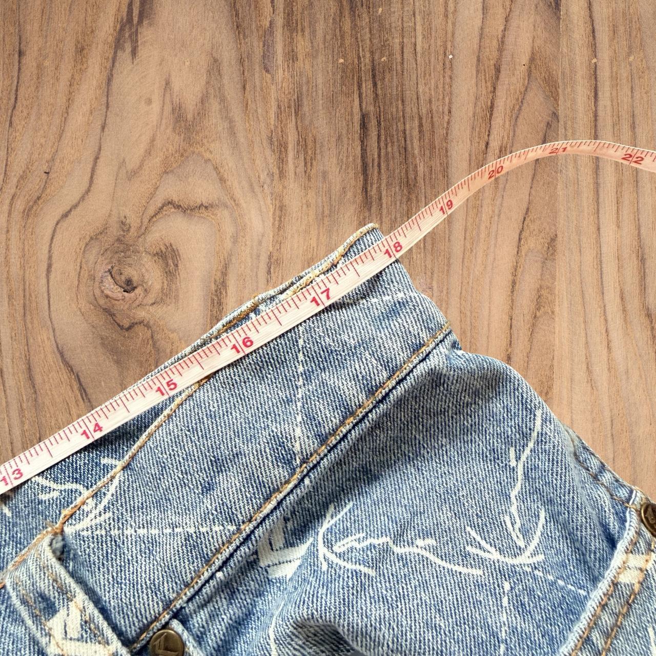 ◼️ Vintage Pelle Pelle Marc Buchanan Stonewashed Denim AOP Shorts