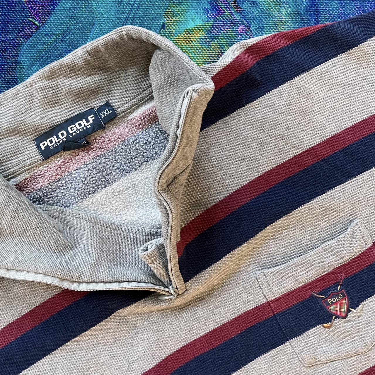 ◼️ Vintage Polo Golf Ralph Lauren Quarter Zip Sweater Soft Fleece Lining