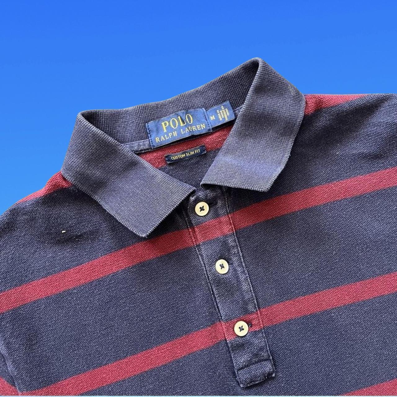 ◼️ Polo Ralph Lauren Spellout Logo Colourblock Polo Shirt