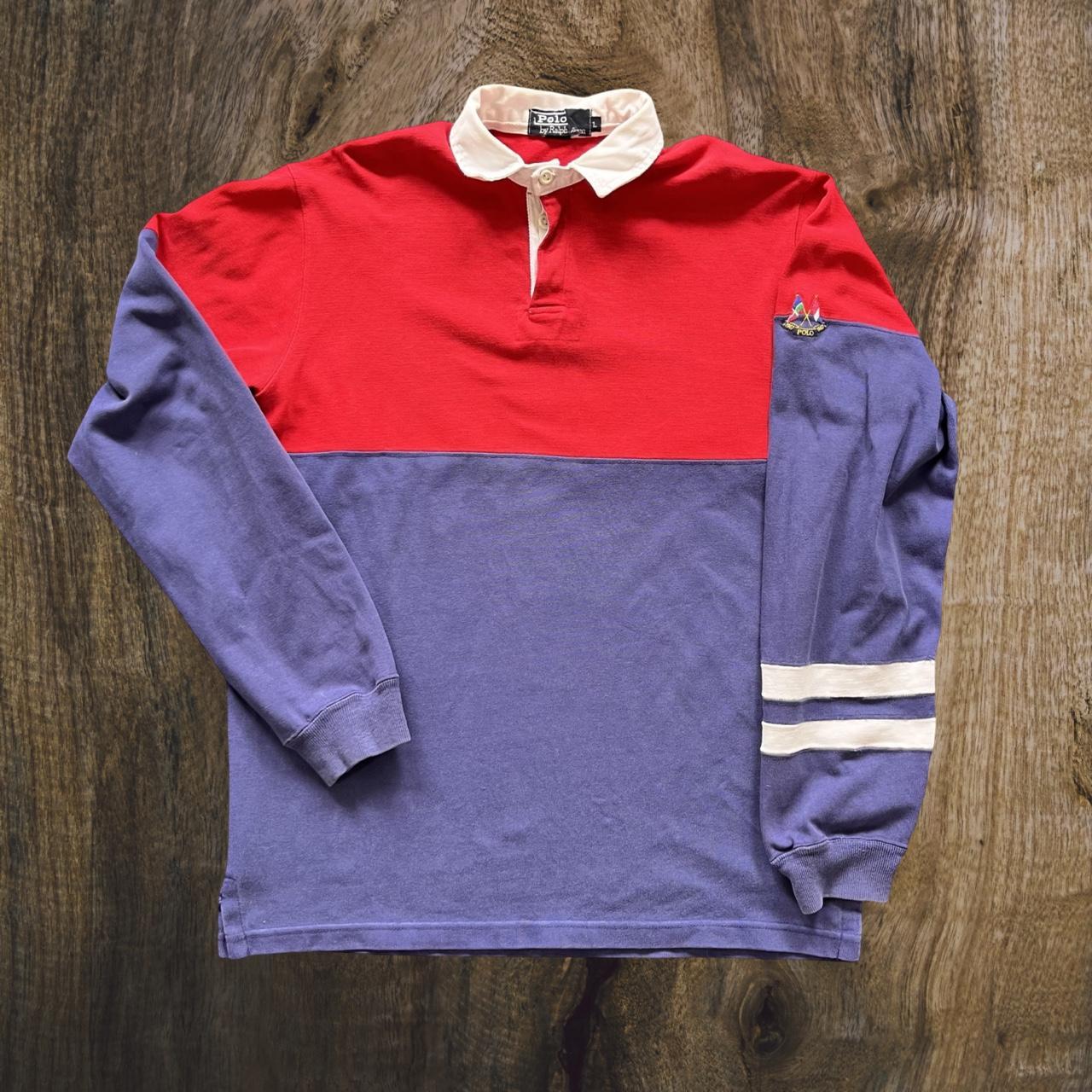 ◼️ Vintage Polo Sport Cross Flags Ralph Lauren Polo Shirt