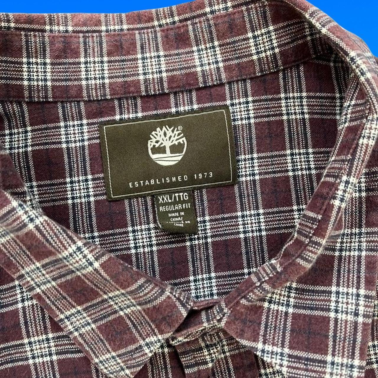 ◼️ Vintage Timberland Checkered Soft Cotton Button Up Shirt