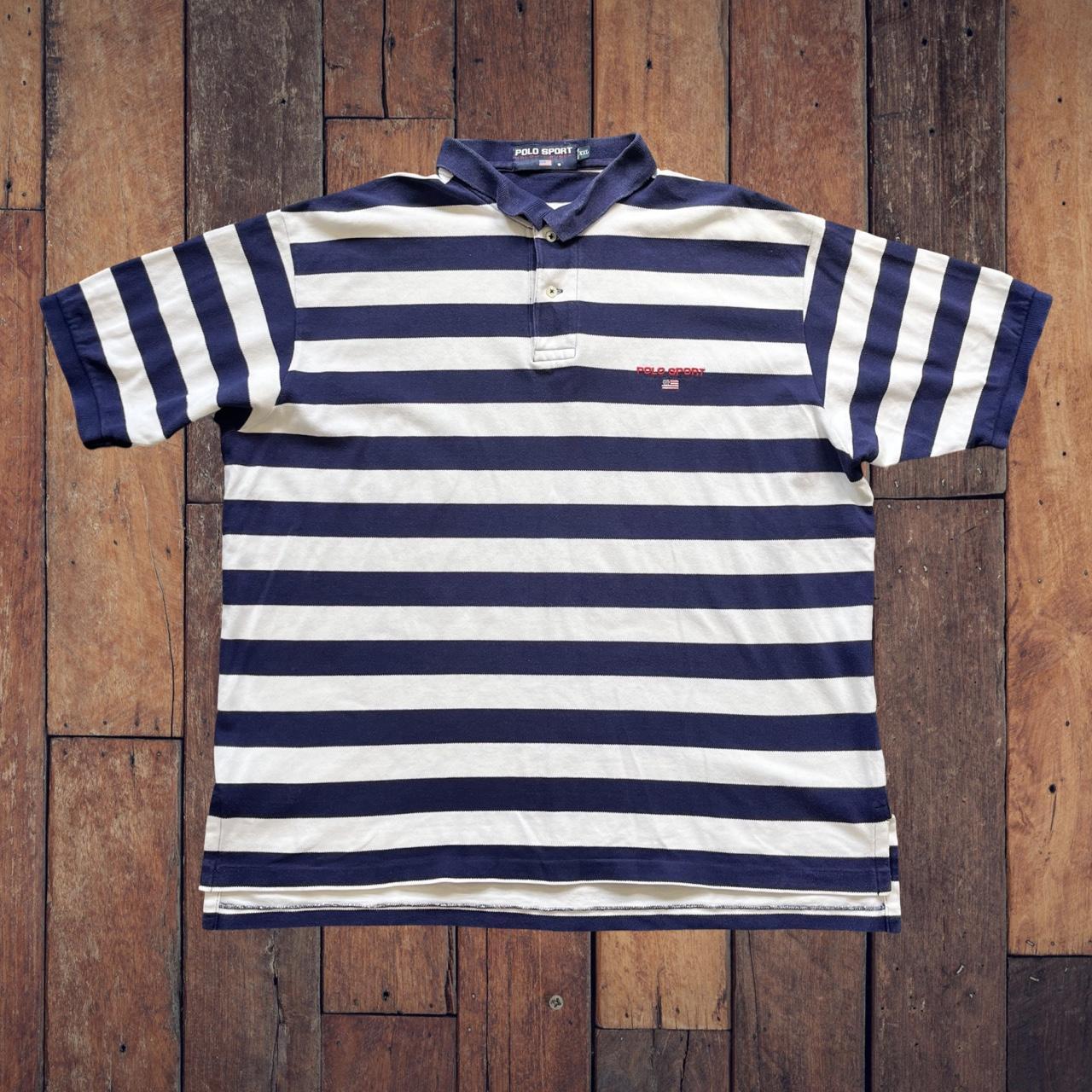 ◼️ Vintage Polo Ralph Lauren Stripe Polo Shirt