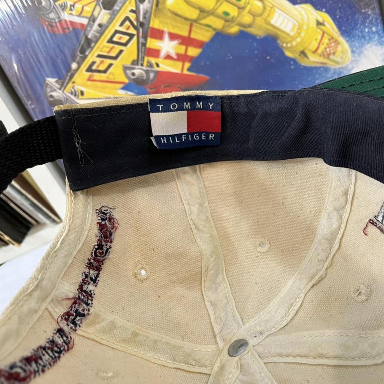 ◼️ Vintage 90s Tommy Hilfiger Crew Cap Very Rare Strapback Hat