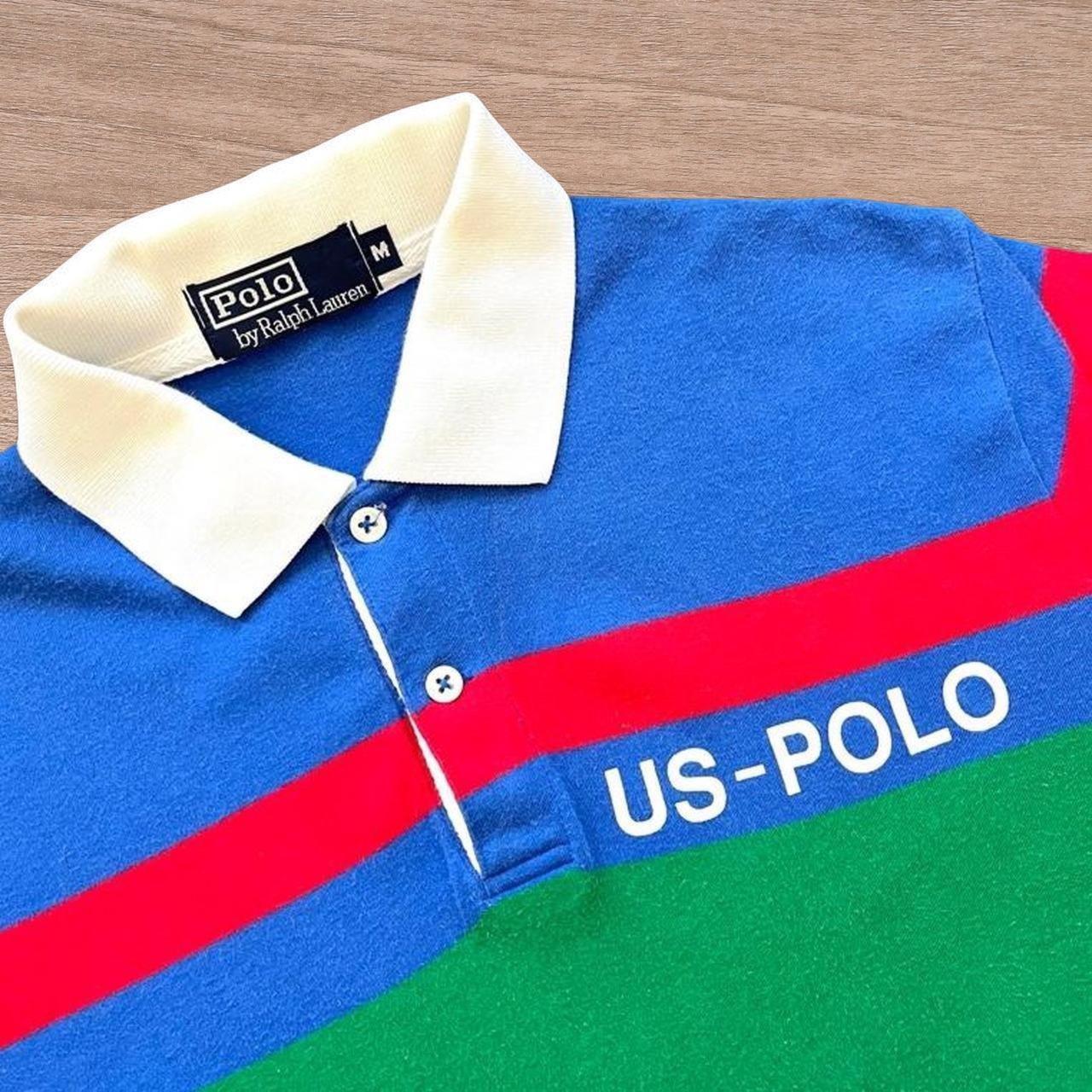 ◼️ Vintage OG US-Polo Ralph Lauren Short Sleeve Polo Shirt 90s Spellout