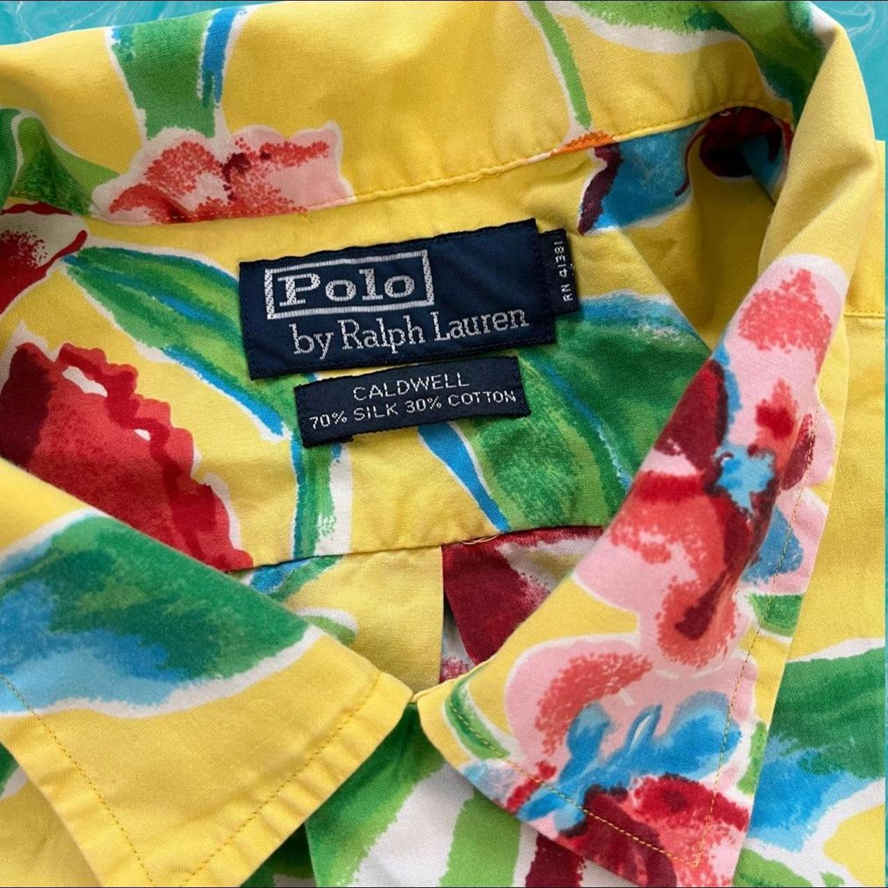 ◼️ Vintage Polo Ralph Lauren Hawaiian Tropical Shirt Floral