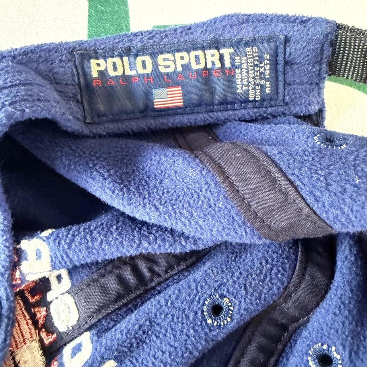 ◼️ Vintage Polo Sport Ralph Lauren Fleece Strap Back Cap