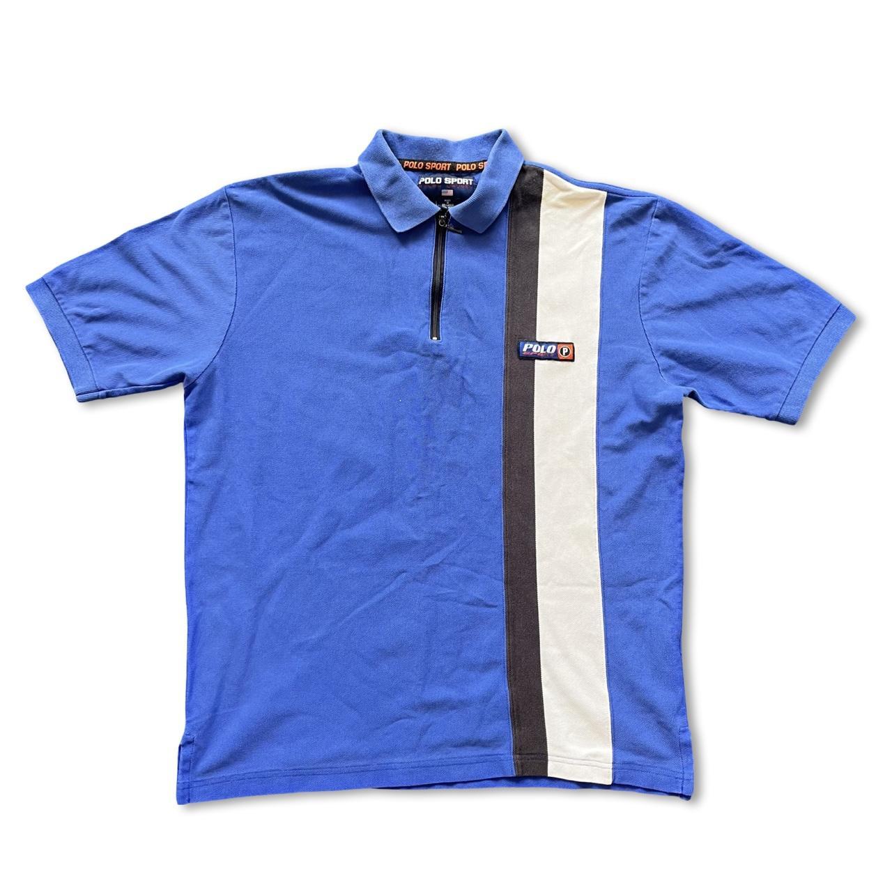 ◼️ Vintage Polo Sport Ralph Lauren Stripe Polo Shirt