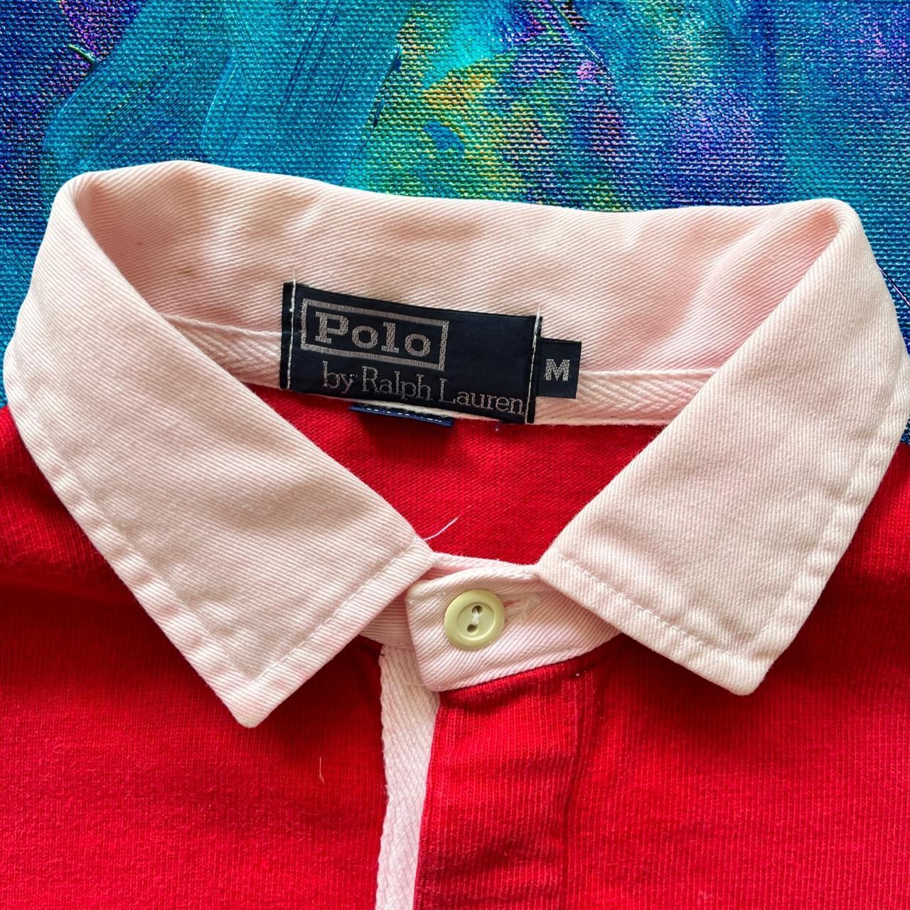 ◼️ Vintage OG Rare Polo Sport Ralph Lauren Spellout Polo Shirt Spring 91 90s