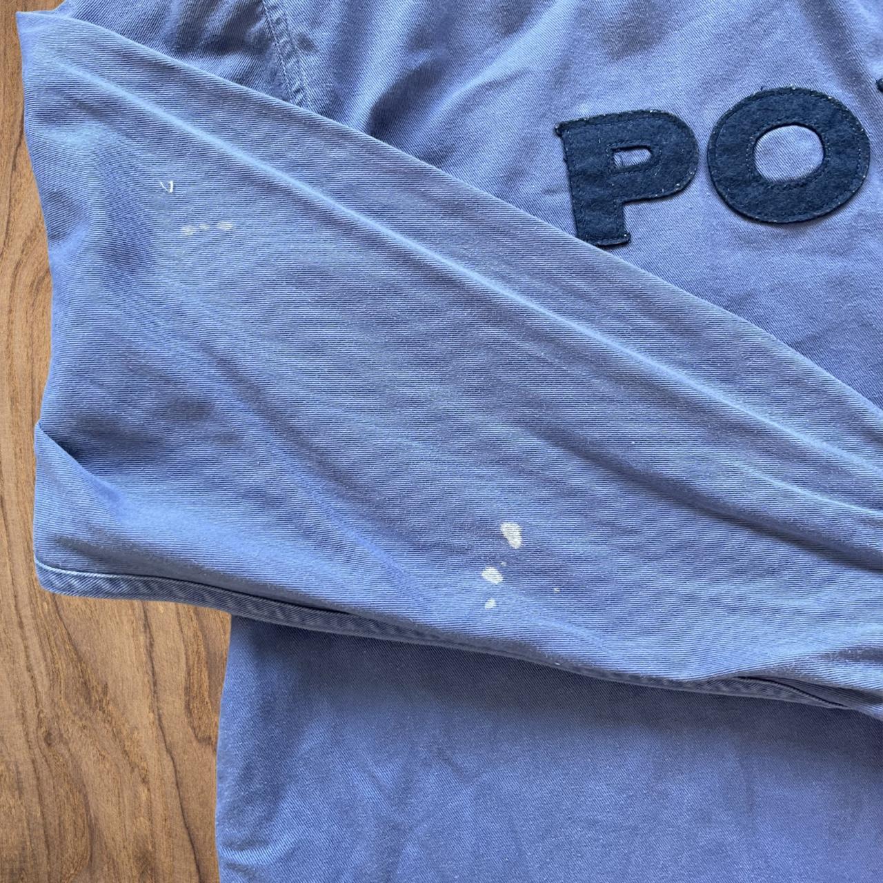 ◼️ Vintage Polo Ralph Lauren Police Badge Quarter Zip Shirt Jacket