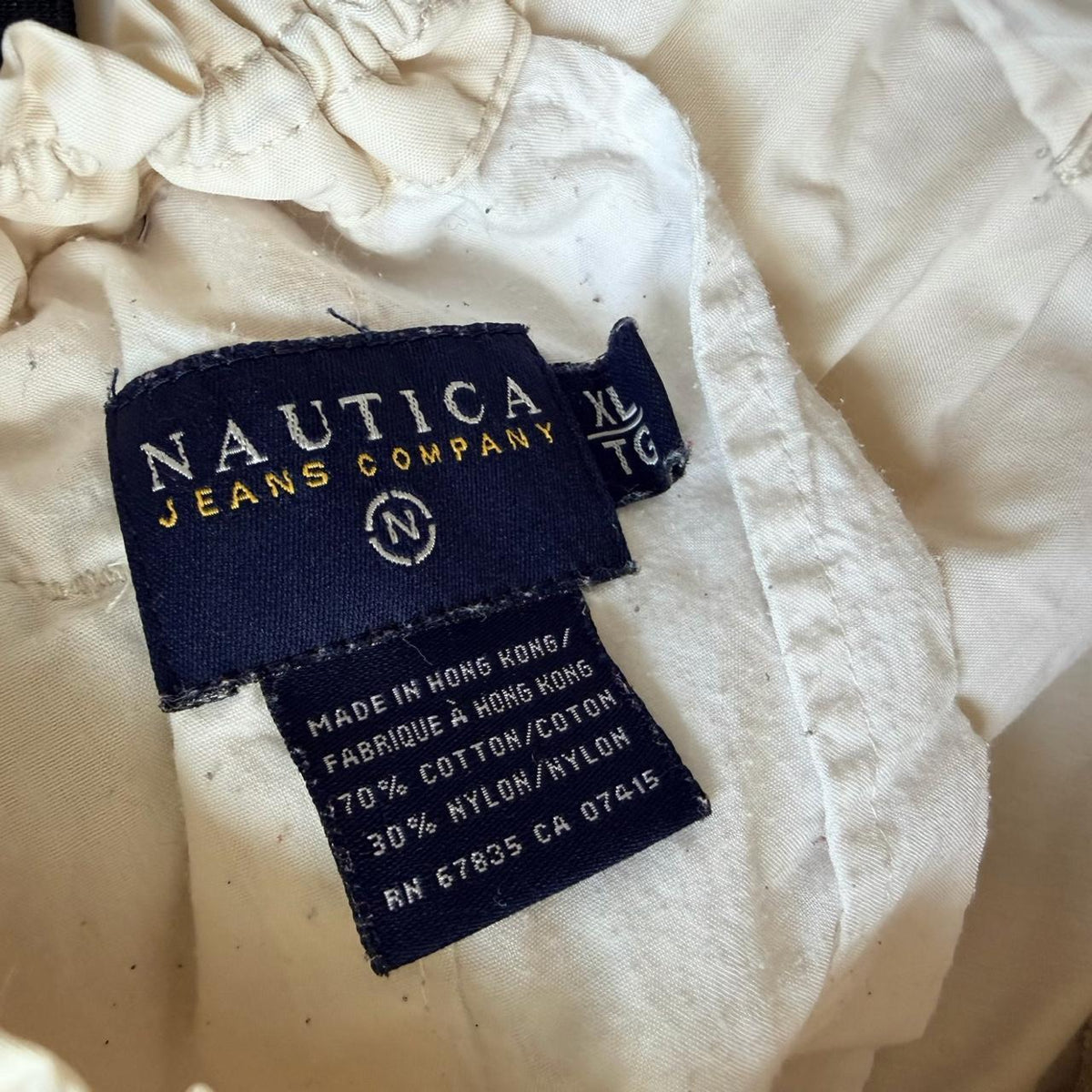 ◼️ Vintage Nautica Cargo Track Pants With Stowaway Legs