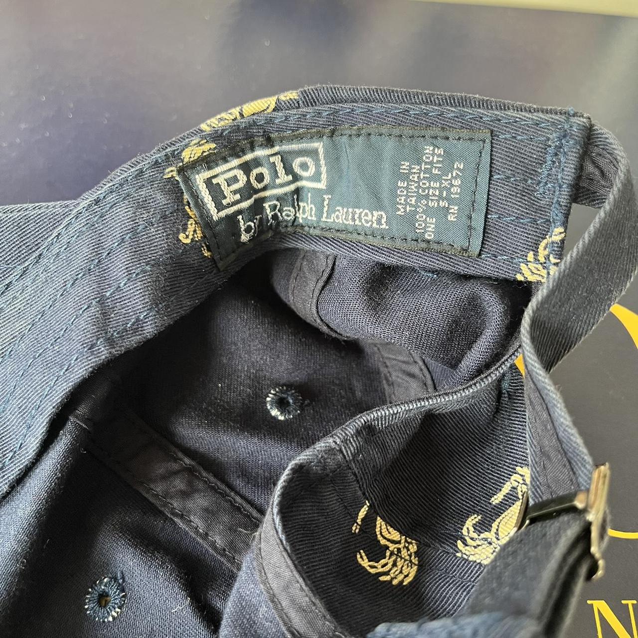 ◼️ Polo Ralph Lauren Crab All Over Print Strapback Cap