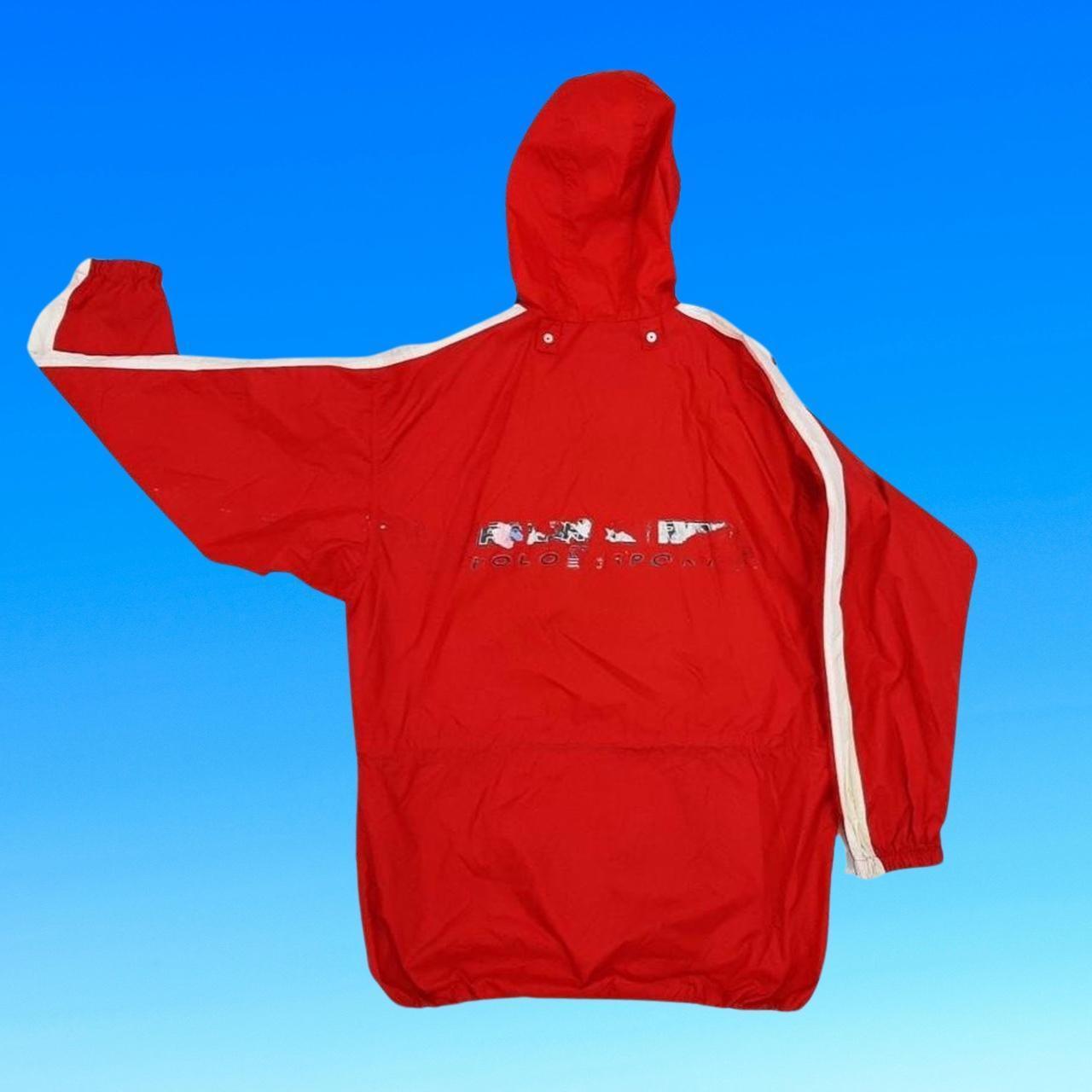 ◼️ Vintage OG Rare Polo Sport Ralph Lauren Windbreaker Parka Spell Out Stadium Shell Jacket