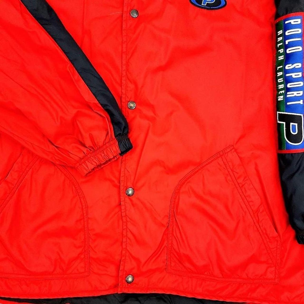 ◼️ Vintage Polo Sport Pepsi Ralph Lauren Colourblock Jacket Top