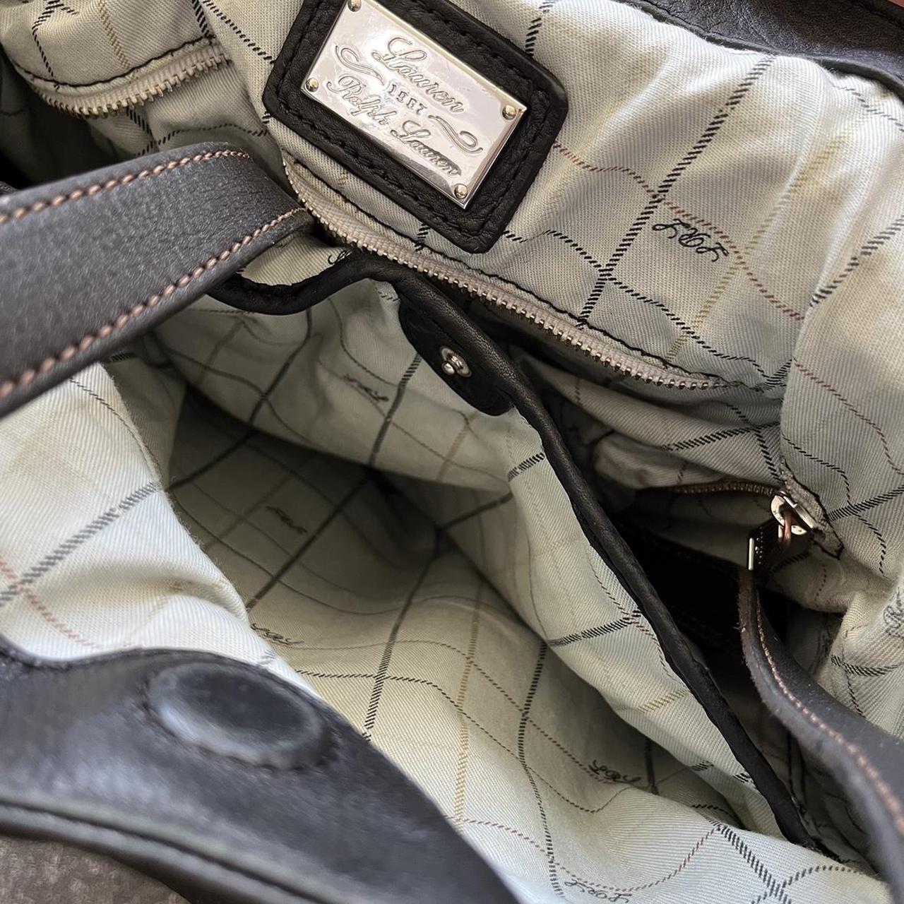 ◼️ Vintage Ralph Lauren Leather Handbag