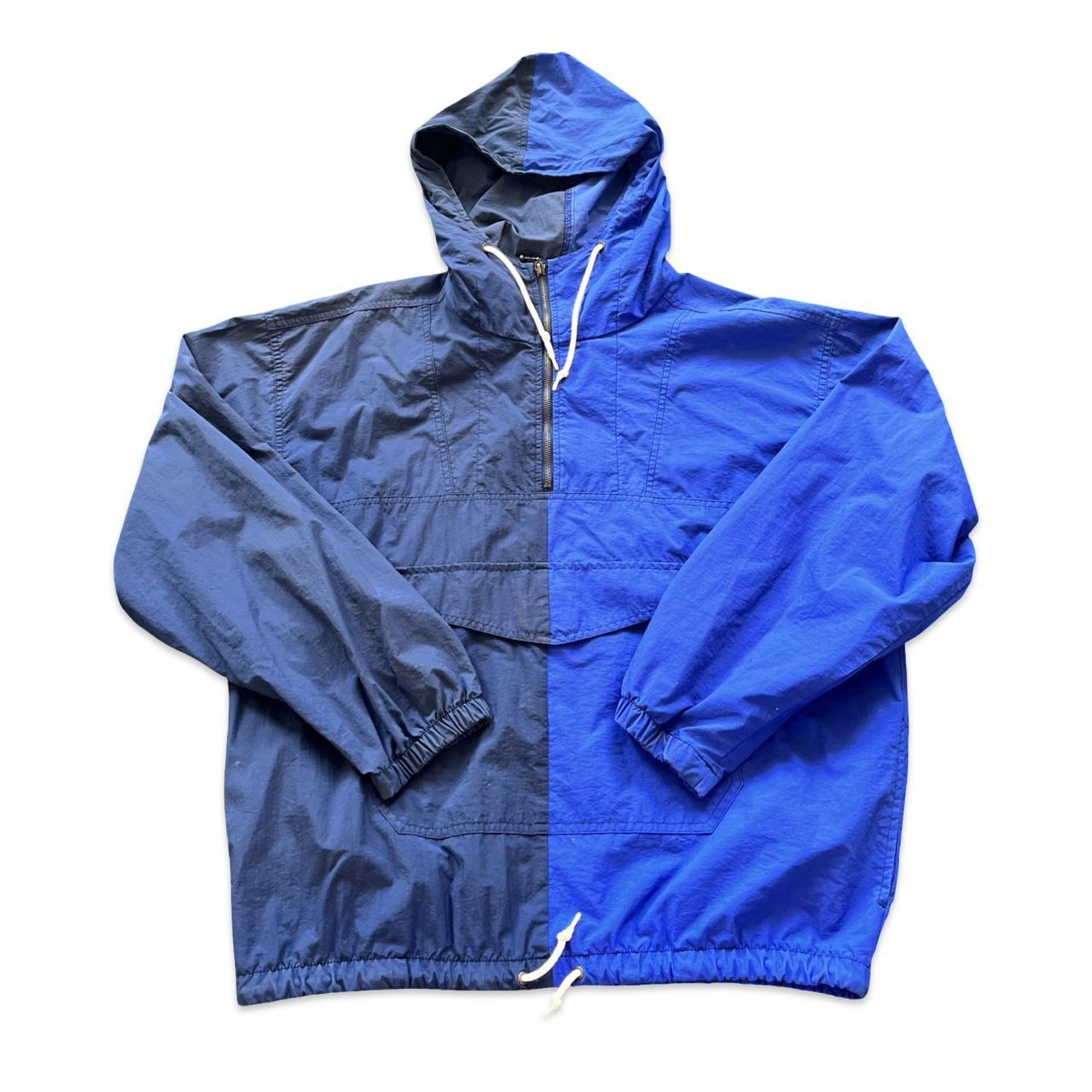 ◼️ Vintage Gap Windbreaker Similar To Polo Stadium Hooded Two Tone Jacket