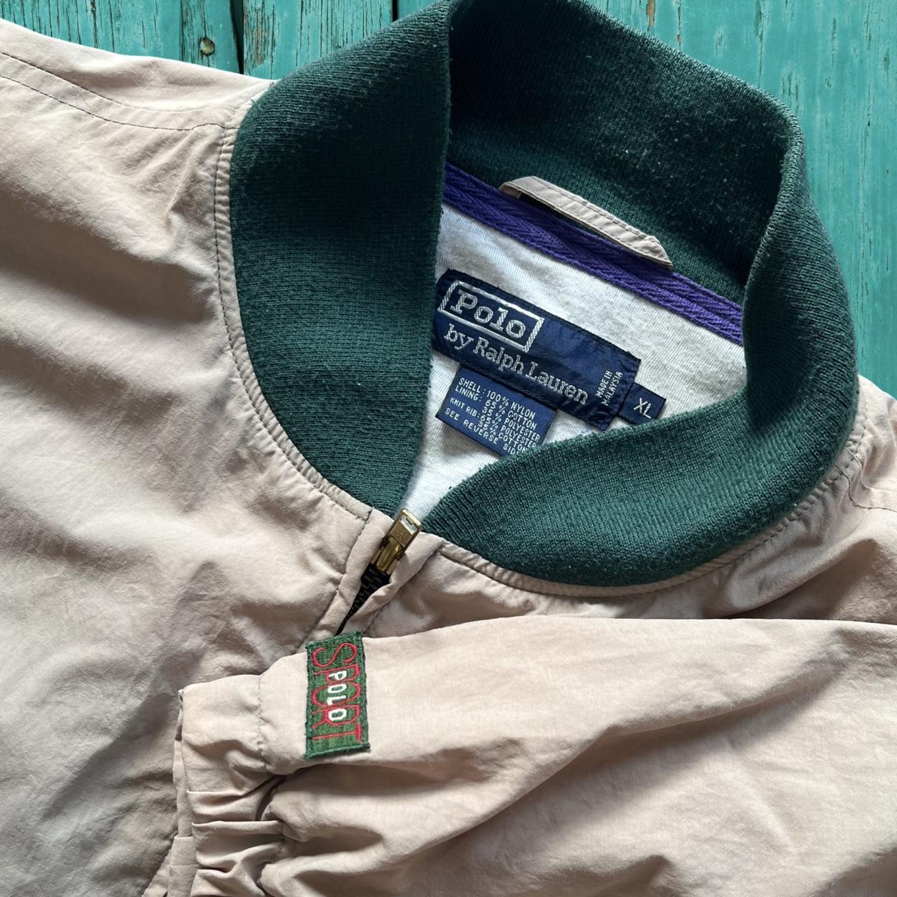 ◼️ Vintage OG Ralph Lauren Polo Sport Hi Tech Sport Jacket Windbreaker Cotton Lined