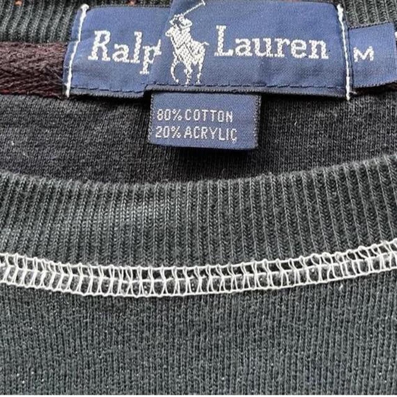 ◼️ Vintage 90s CPRL-93 Polo Ralph Lauren Sweater Sweatshirt Mini Logo Embroided