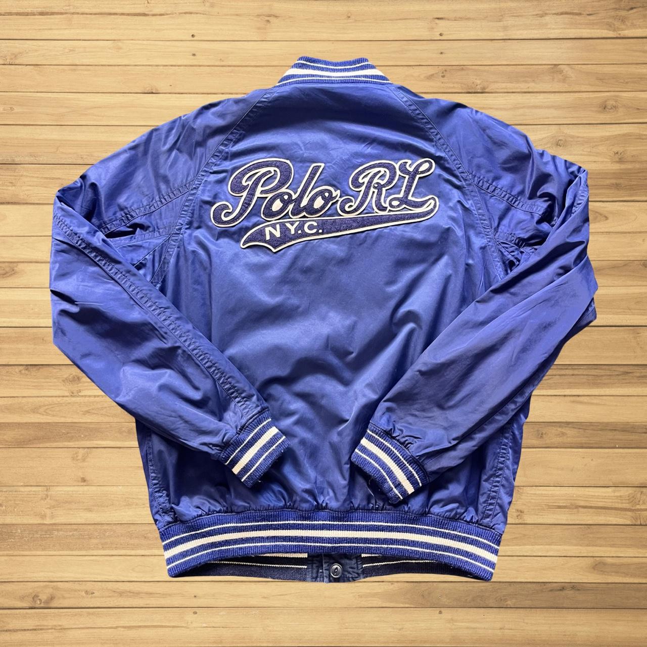 ◼️ Vintage Polo Ralph Lauren Reversible College Letterman Jacket