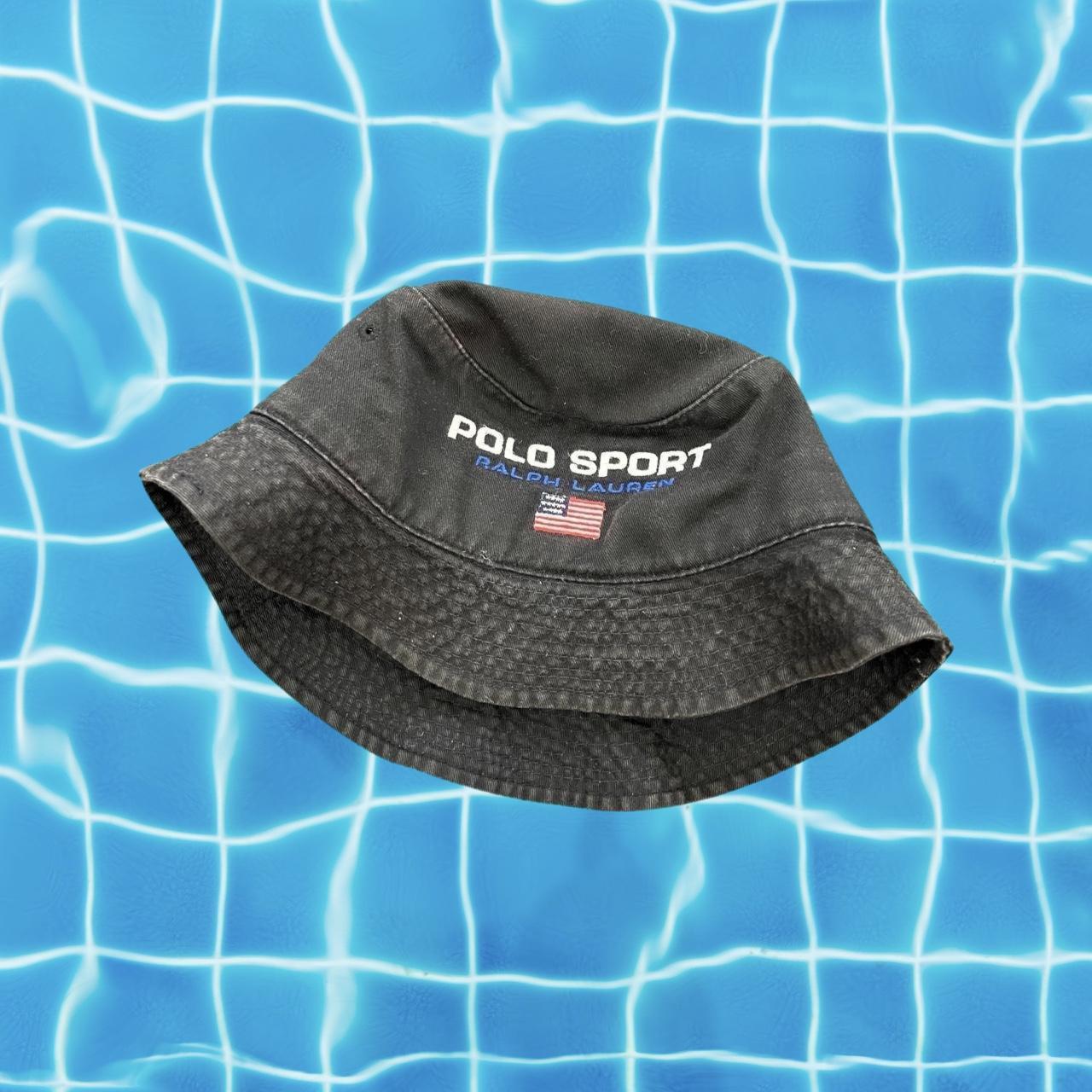 ◼️ Vintage Polo Sport Spellout Ralph Lauren Shallow Fit Bucket Hat