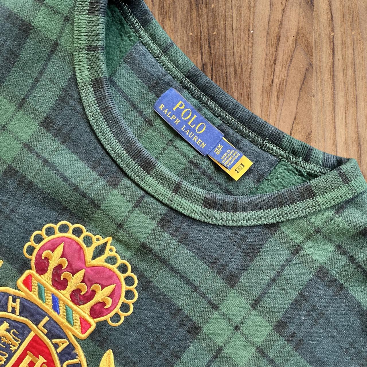 ◼️ Polo Ralph Lauren Crest Tartan Sweater