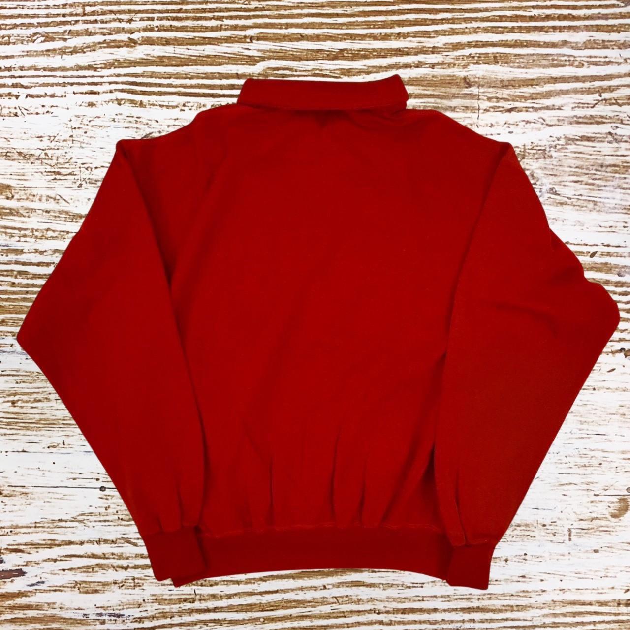 ◼️ Vintage Polo Ralph Lauren Classic Uni Crest Logo Quarter Button Sweater Sweatshirt Jumper Pullove