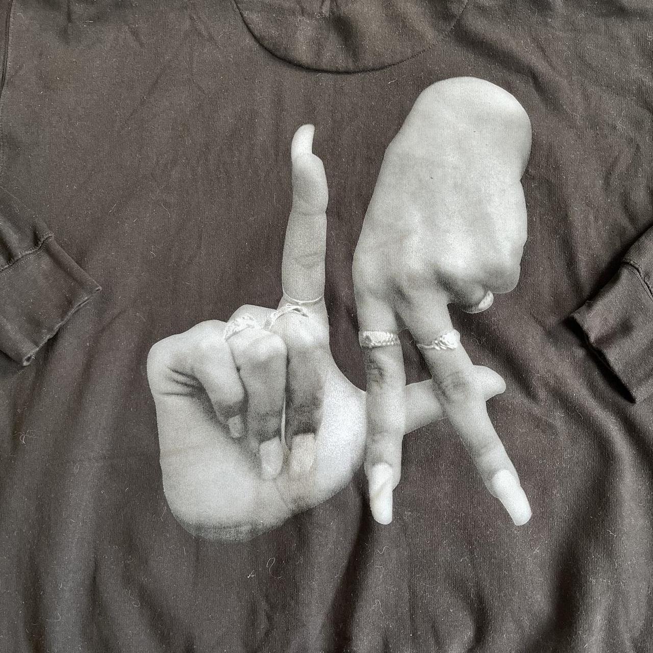 ◼️Vintage Rare Estevan Oriol LA Fingers Photography Hoodie