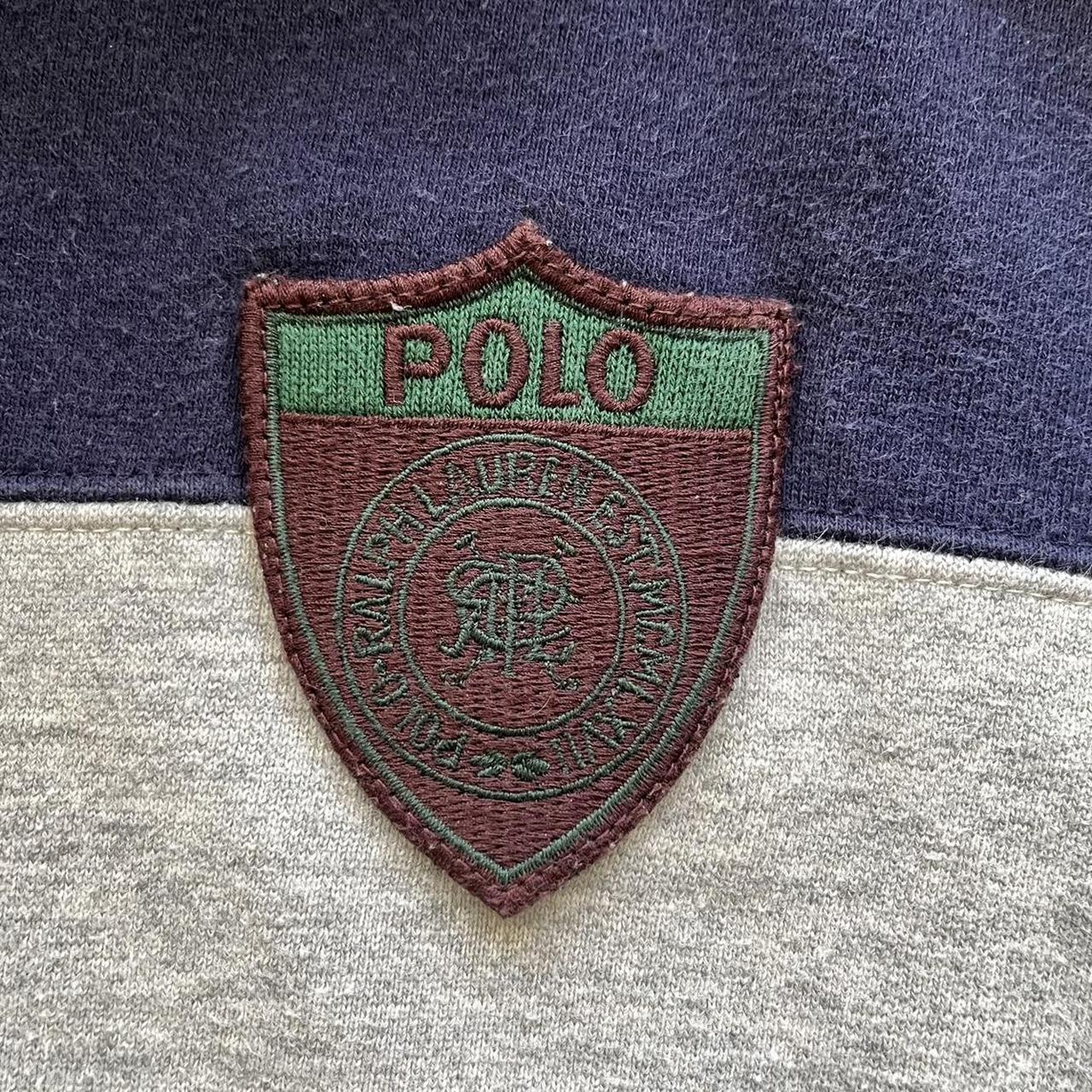 ◼️ Vintage Rare Polo Sport Ralph Lauren Spellout Turtleneck Sweater