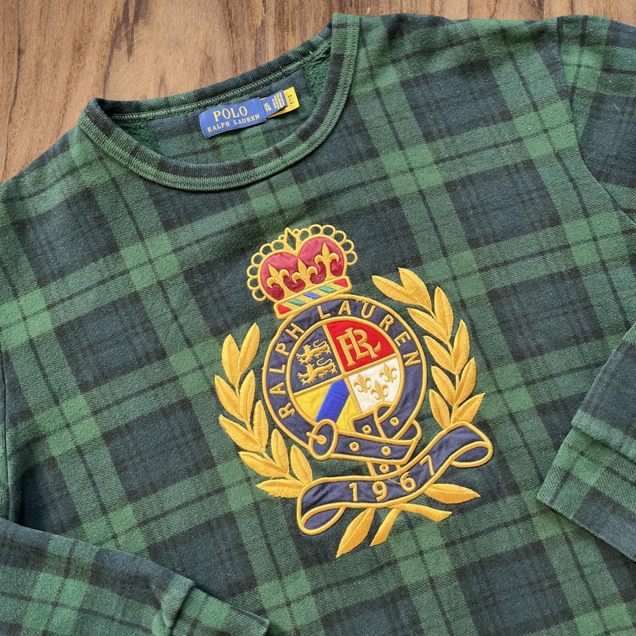 ◼️ Polo Ralph Lauren Crest Tartan Sweater
