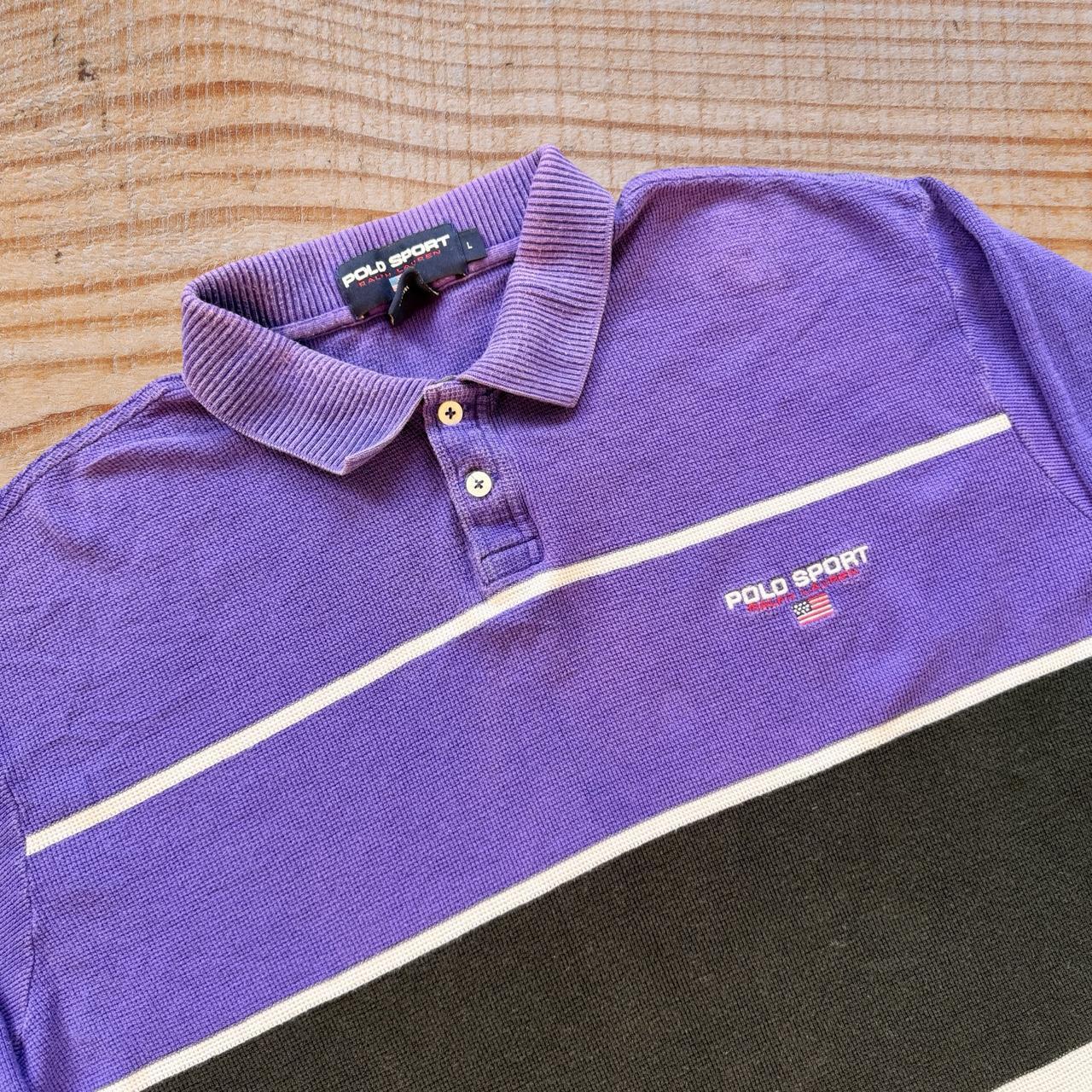 ◼️ Vintage Polo Sport Ralph Lauren Spellout Polo Shirt