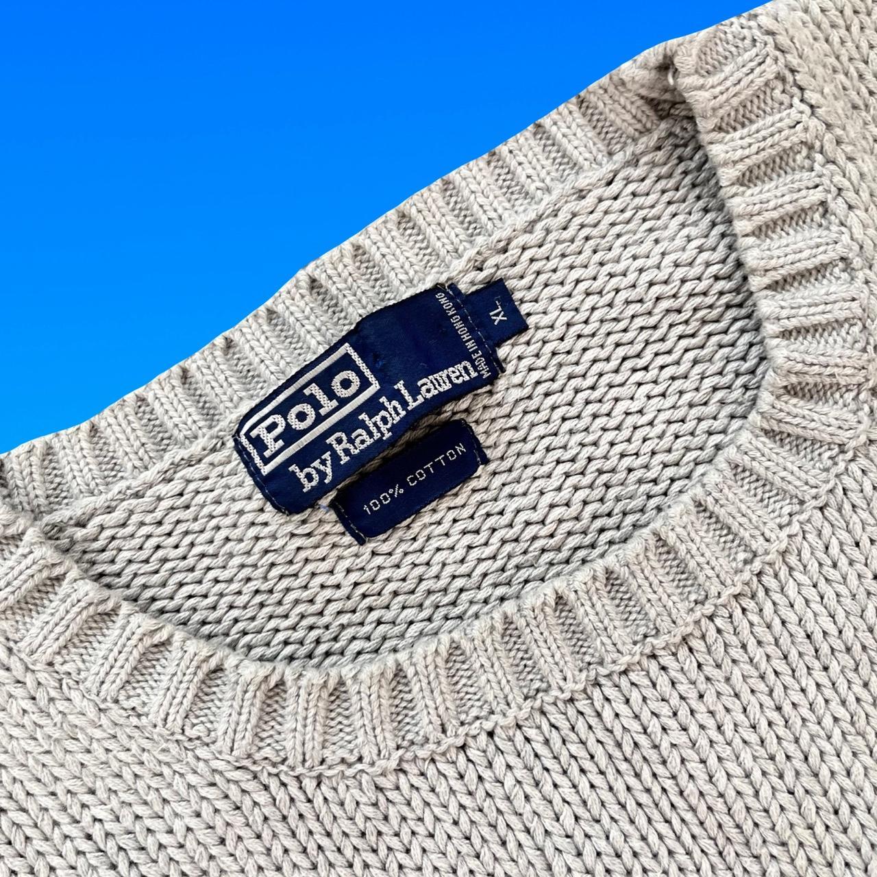 ◼️ Vintage Rare OG Polo Ralph Lauren Uni Crest Knitted Wool Sweater