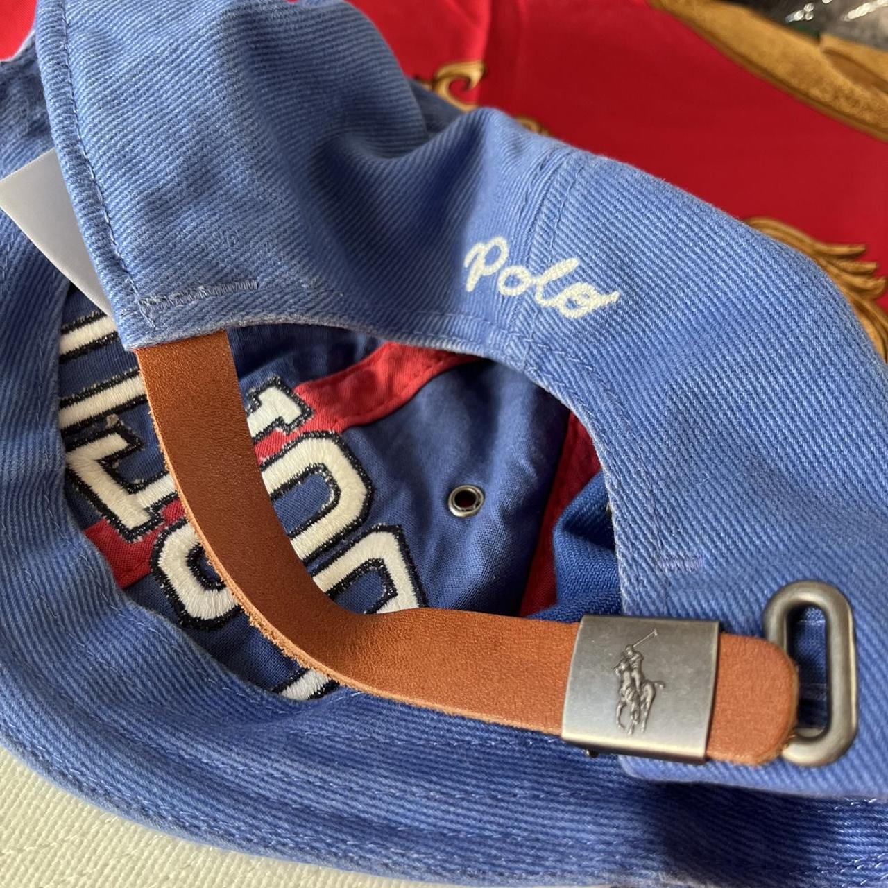 ◼️ Polo Ralph Lauren Spellout Two Tone Strap Back Cap