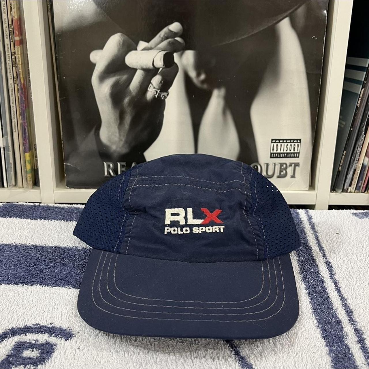 ◼️ Vintage RLX Polo Sport Ralph Lauren Hidden Velcro Strap Cap