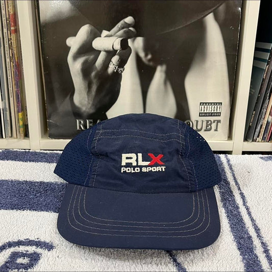 ◼️ Vintage RLX Polo Sport Ralph Lauren Hidden Velcro Strap Cap