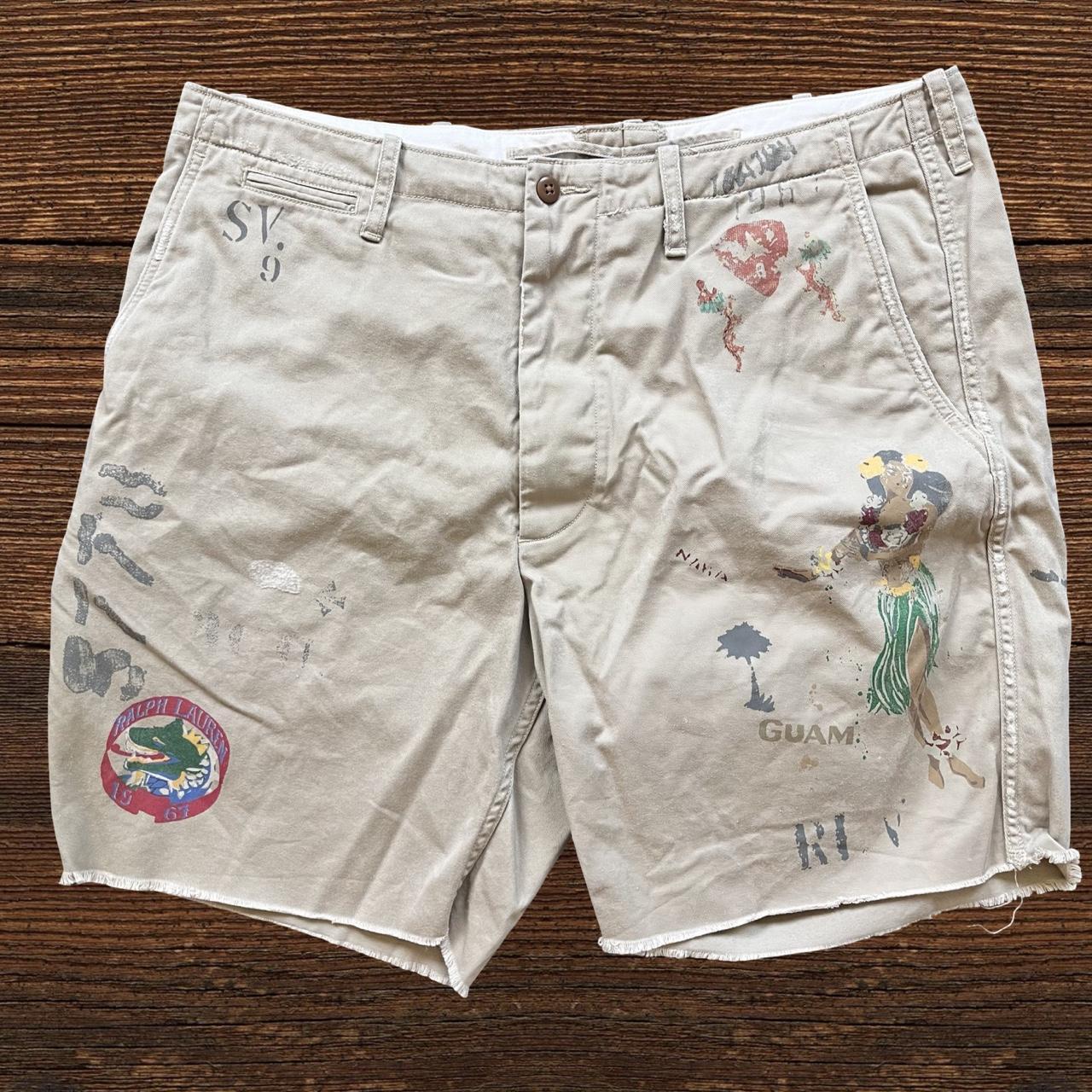 ◼️ Polo Ralph Lauren All Over Print Cargo Shorts