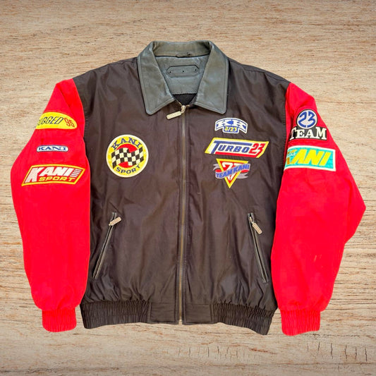 ◼️ Vintage Karl Kani Racing Bomber Jacket