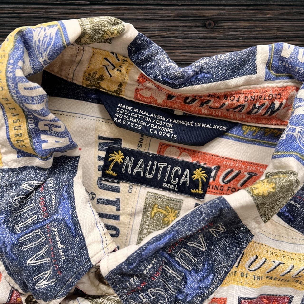 ◼️ Vintage Nautica 90s Hawaiian Shirt