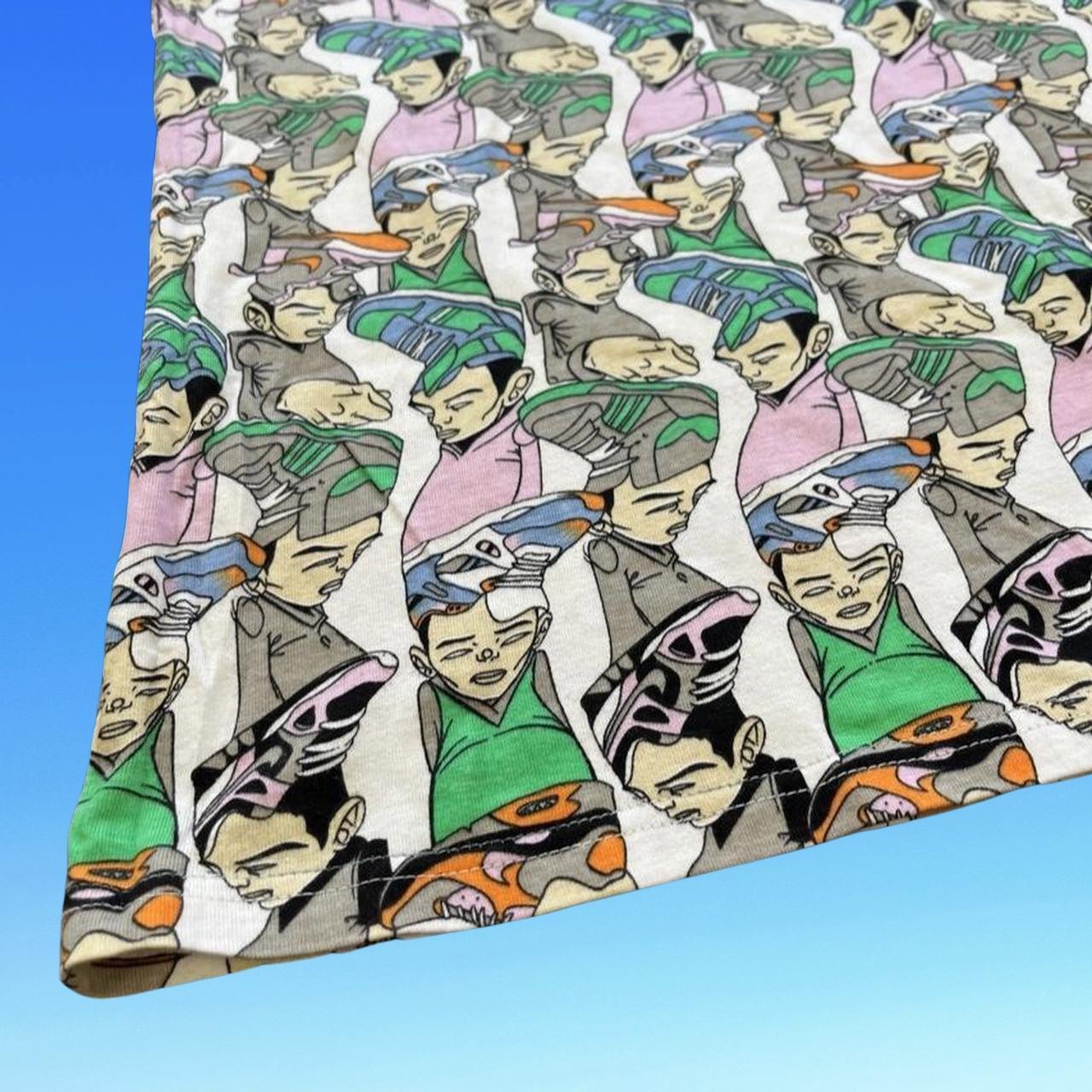 ◼️ Vintage Twelve Grain Upper Playground Sam Flores All Over Print Sneaker Head T Shirt