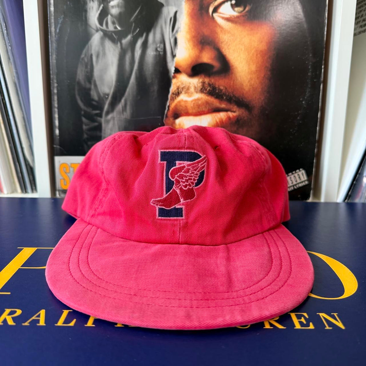 ◼️ Vintage OG Rare P Wing Polo Ralph Lauren Fitted Long Bill Cap