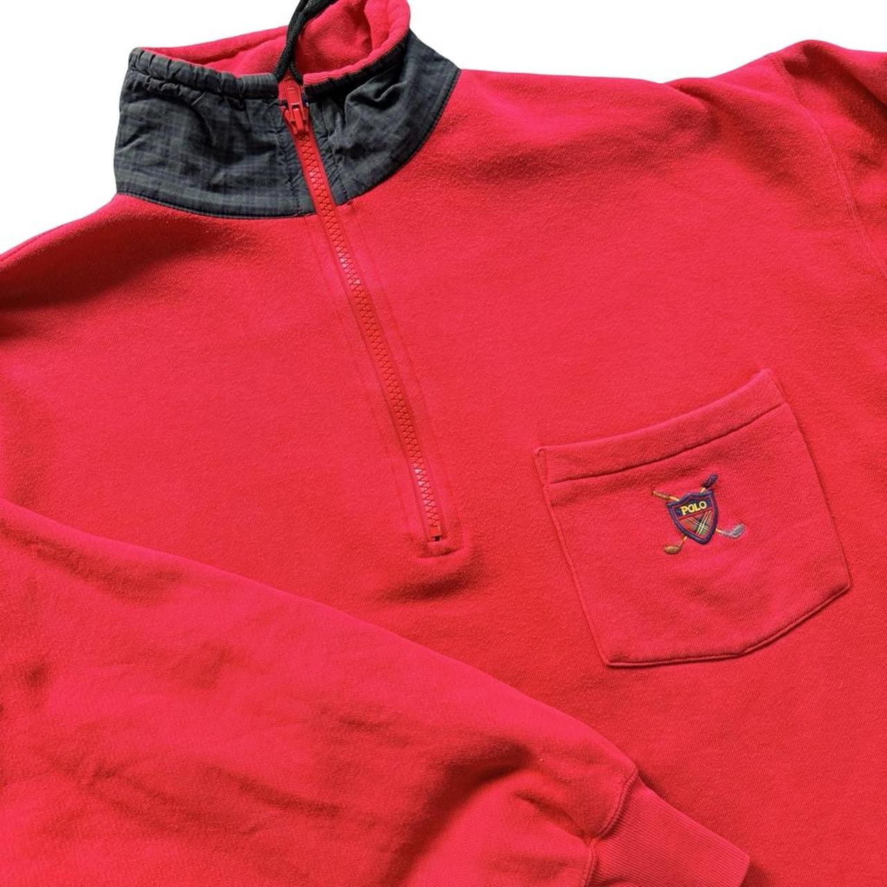 ◼️ Vintage Womens Polo Sport Ralph Lauren Quarter Zip Sweater