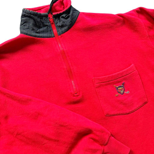 ◼️ Vintage Womens Polo Sport Ralph Lauren Quarter Zip Sweater