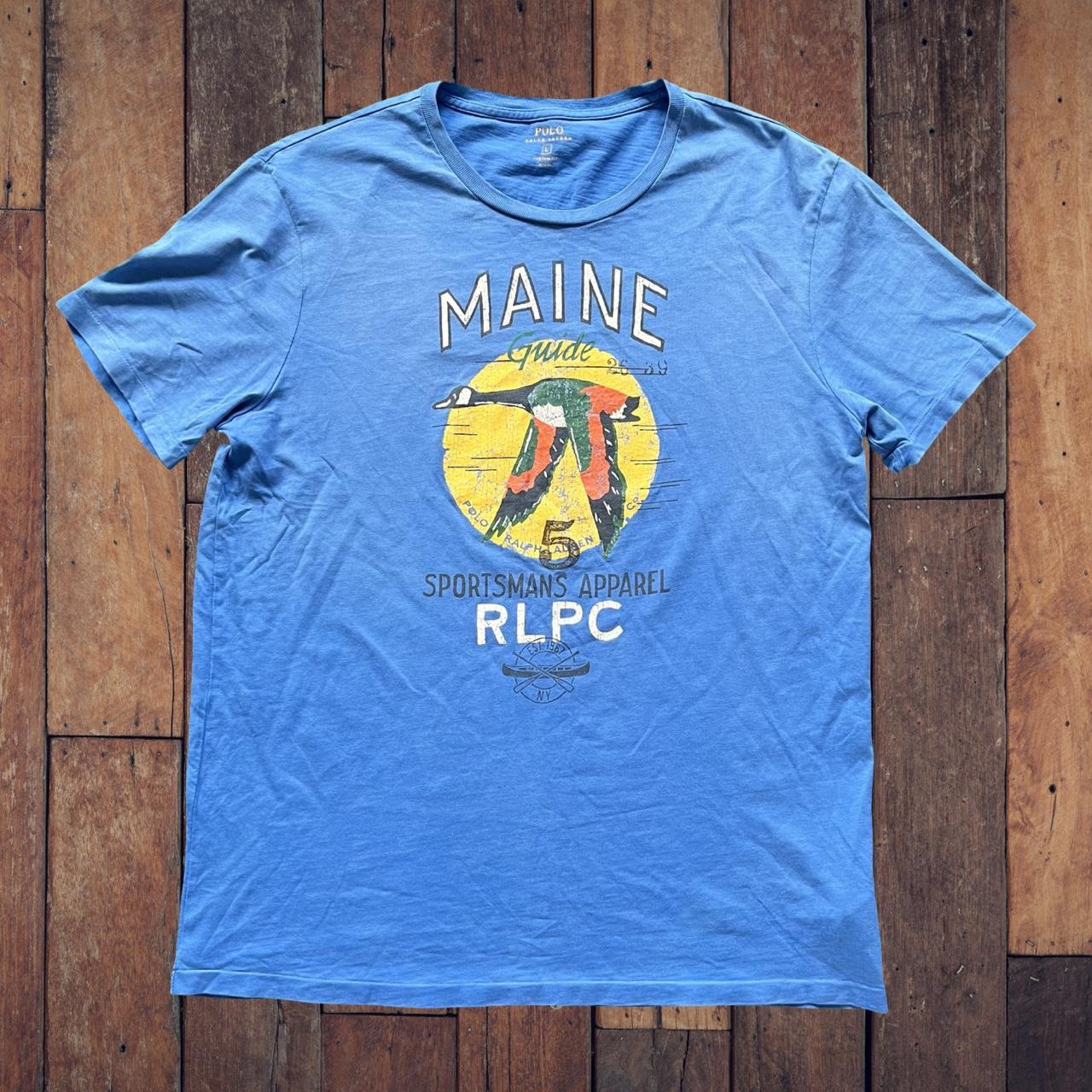 ◼️ Polo Ralph Lauren Maine Sportsman Apparel T Shirt