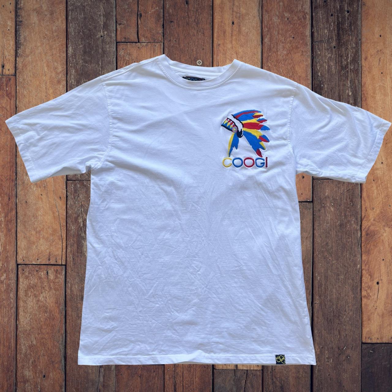 ◼️ Vintage Coogi Embroidered Chief T Shirt