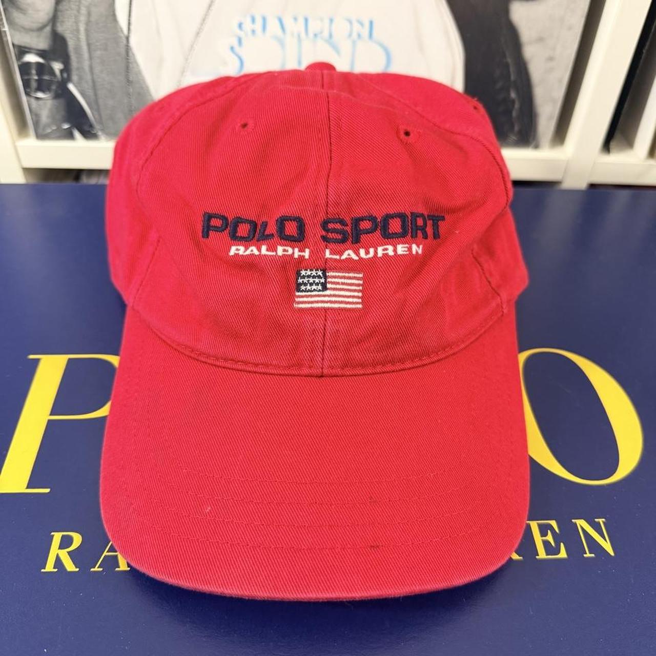 ◼️ Vintage Polo Sport Ralph Lauren Spellout Strapback Cap