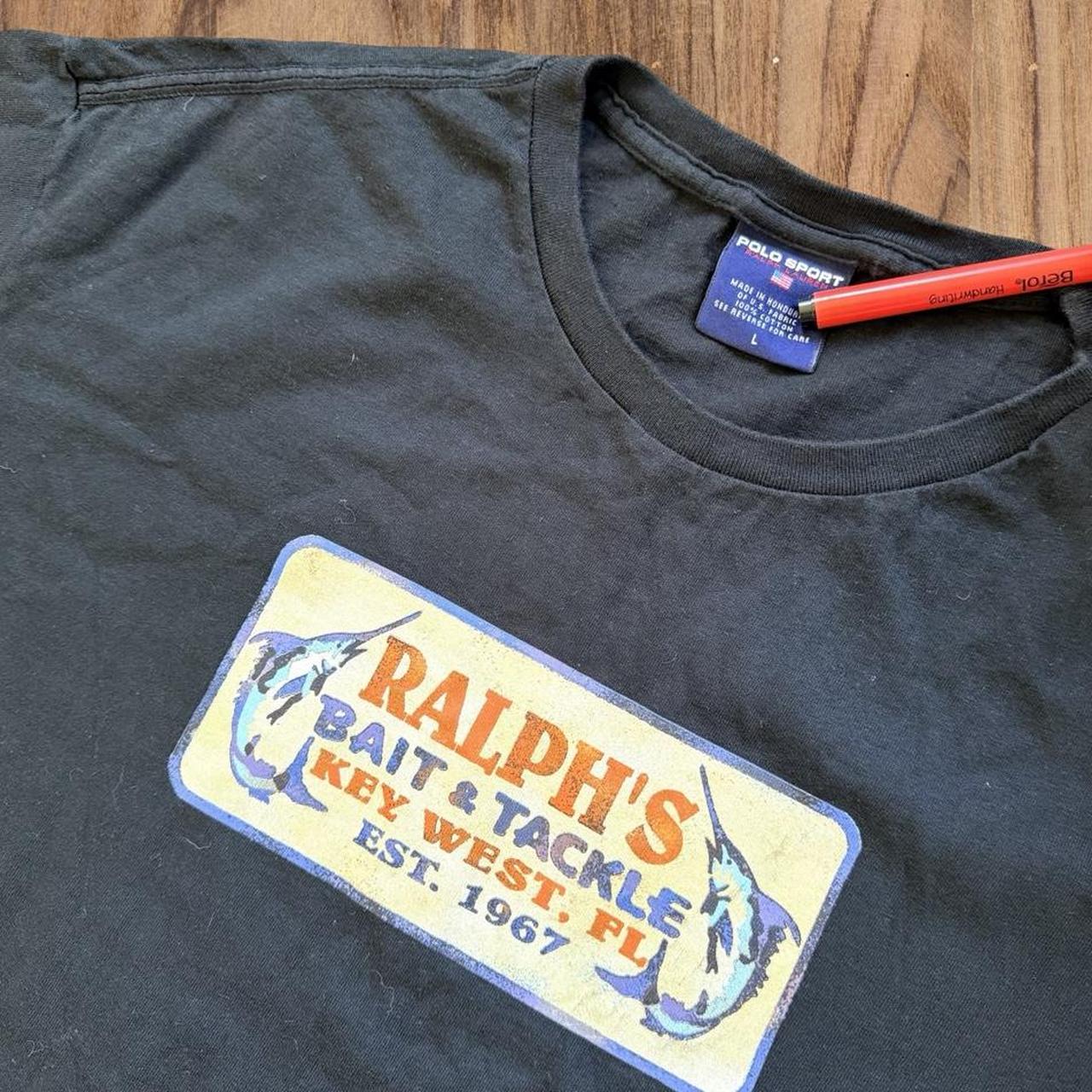 ◼️ Vintage Polo Ralph Lauren Ralph’s Bait TacklecKey West FL 1967 T Shirt