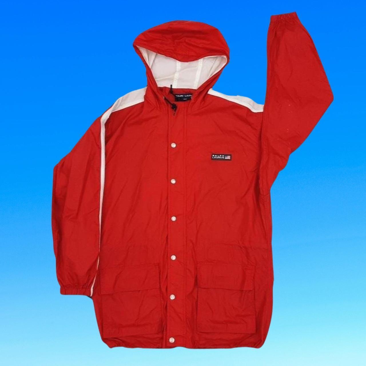 ◼️ Vintage OG Rare Polo Sport Ralph Lauren Windbreaker Parka Spell Out Stadium Shell Jacket