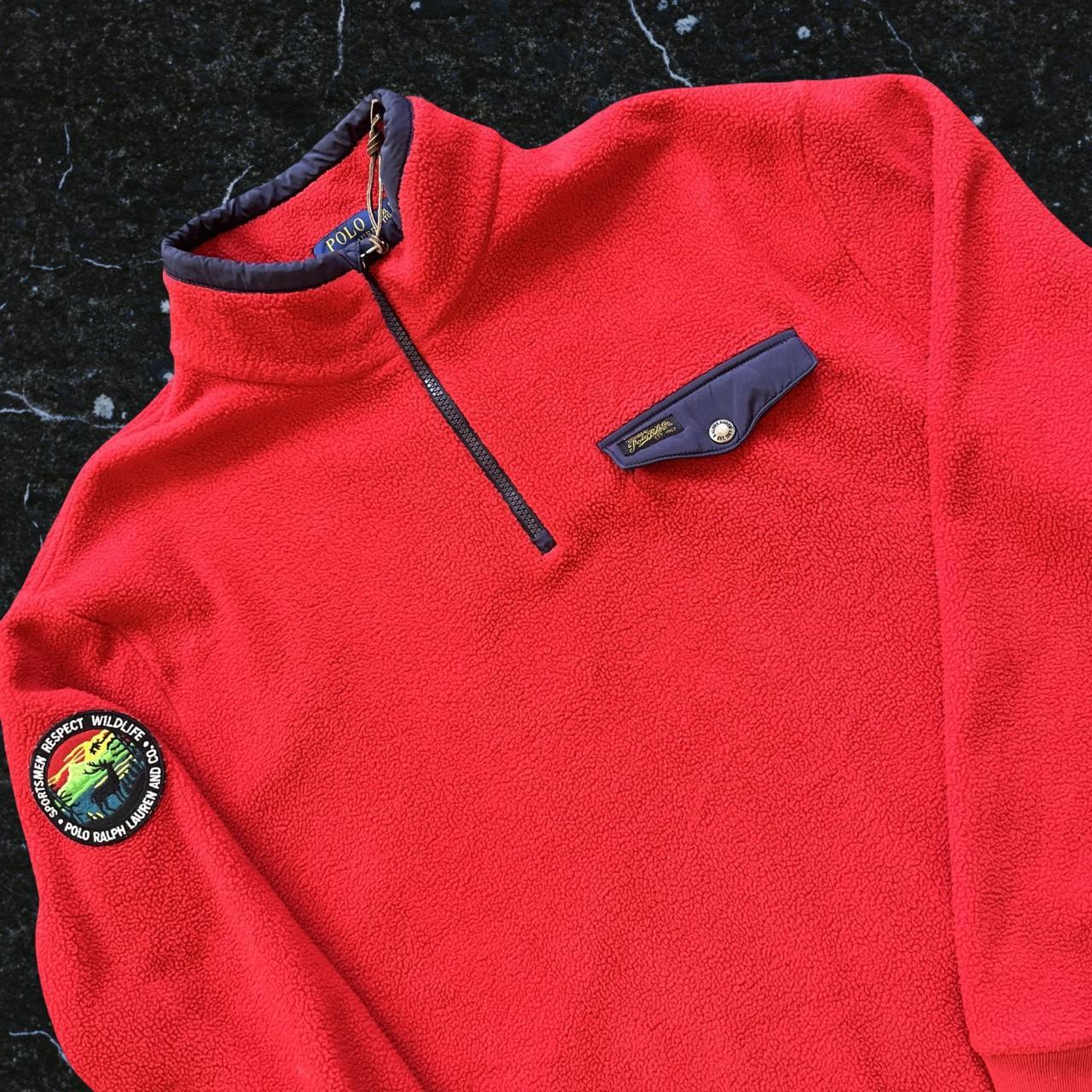 ◼️ Polo Ralph Lauren Respect Wildfire Quarter Zip Fleece Sweater