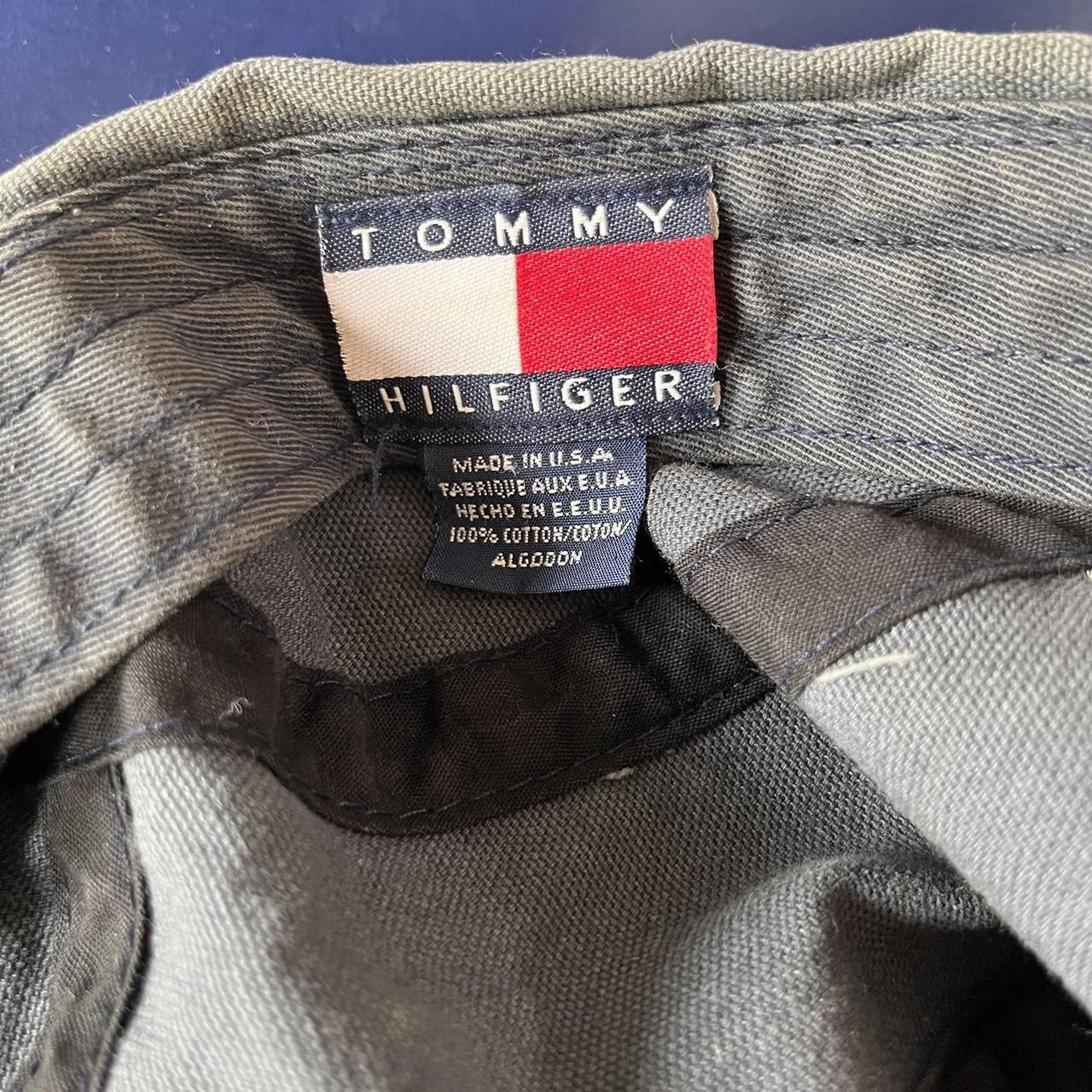 ◼️Vintage Tommy Hilfiger Leather Longbill Cap Strapback Cap