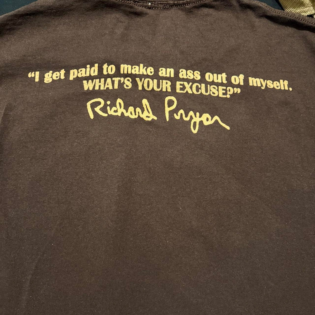 ◼️ Rare Vintage Richard Pryor Zion Rootswear Comedy Movie T Shirt